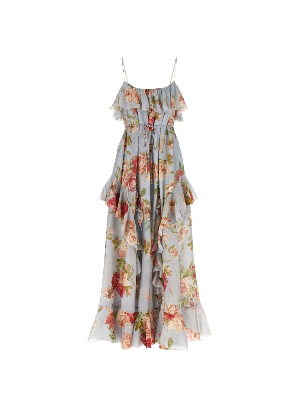 Zimmerman Roselight Frill Maxi Dress Size0